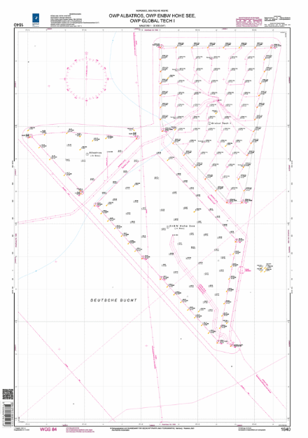 Duitse kaart 1840 - OWP Albatros, OWP EnBW Hohe See, OWP Global Tech I